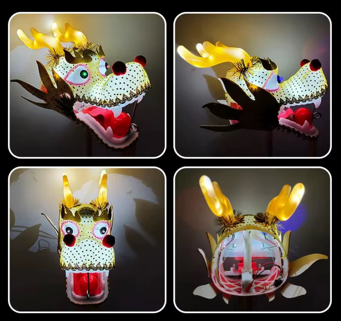LED Green Dragon Poi Full Kit