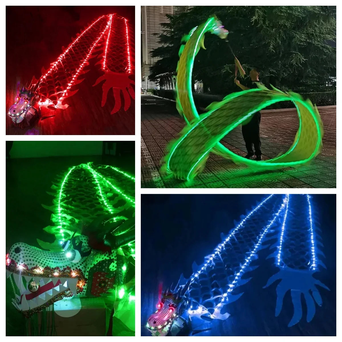 LED Dragon Poi
